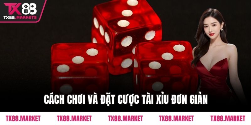 Cách chơi và đặt cược Tài Xỉu đơn giản
